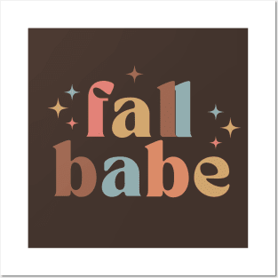 fall babe Posters and Art